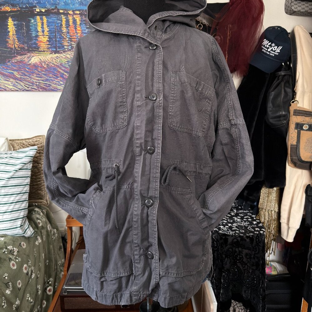 American Eagle Outfitters Grunge Army Utility Coat Jacket S